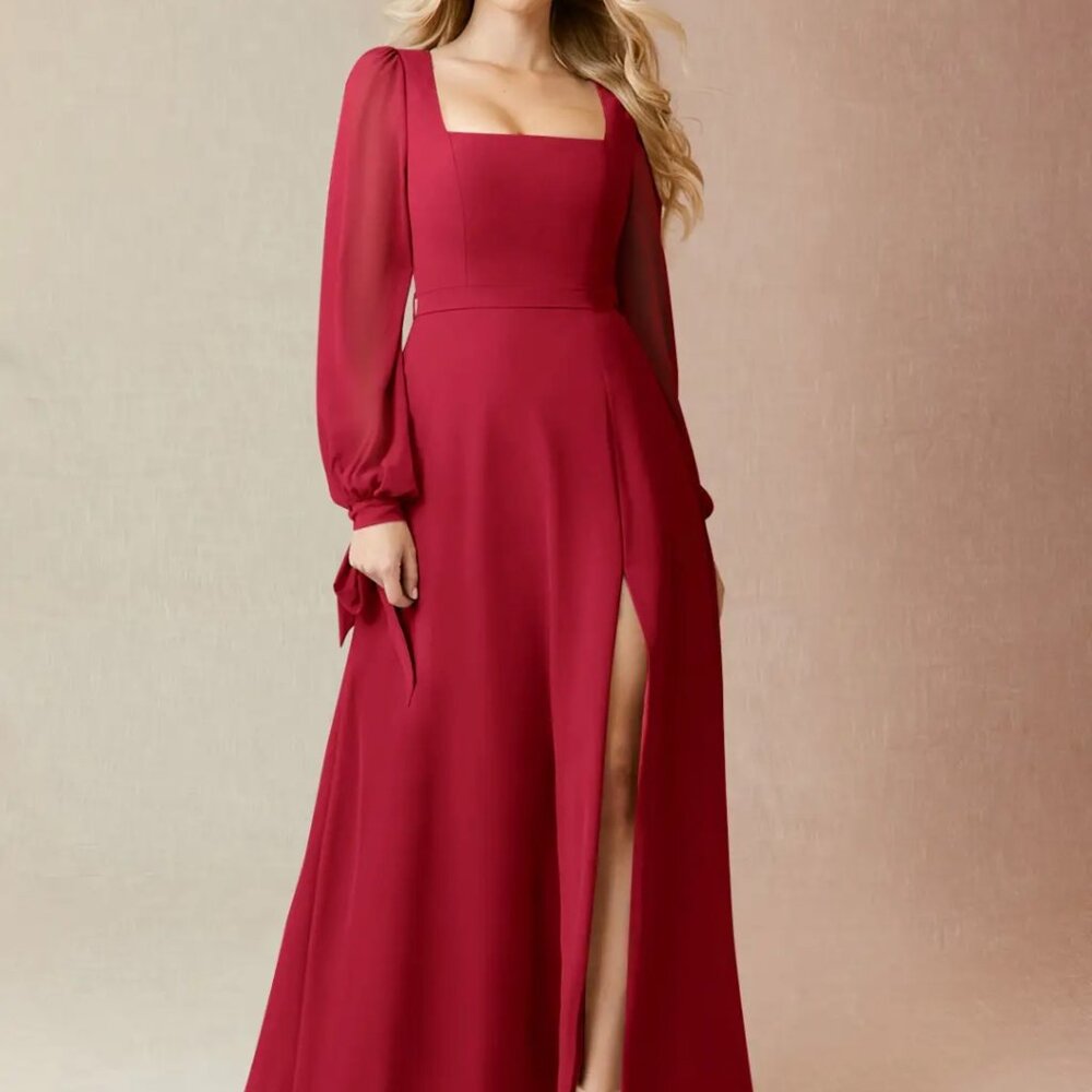 Azazie Red Dress